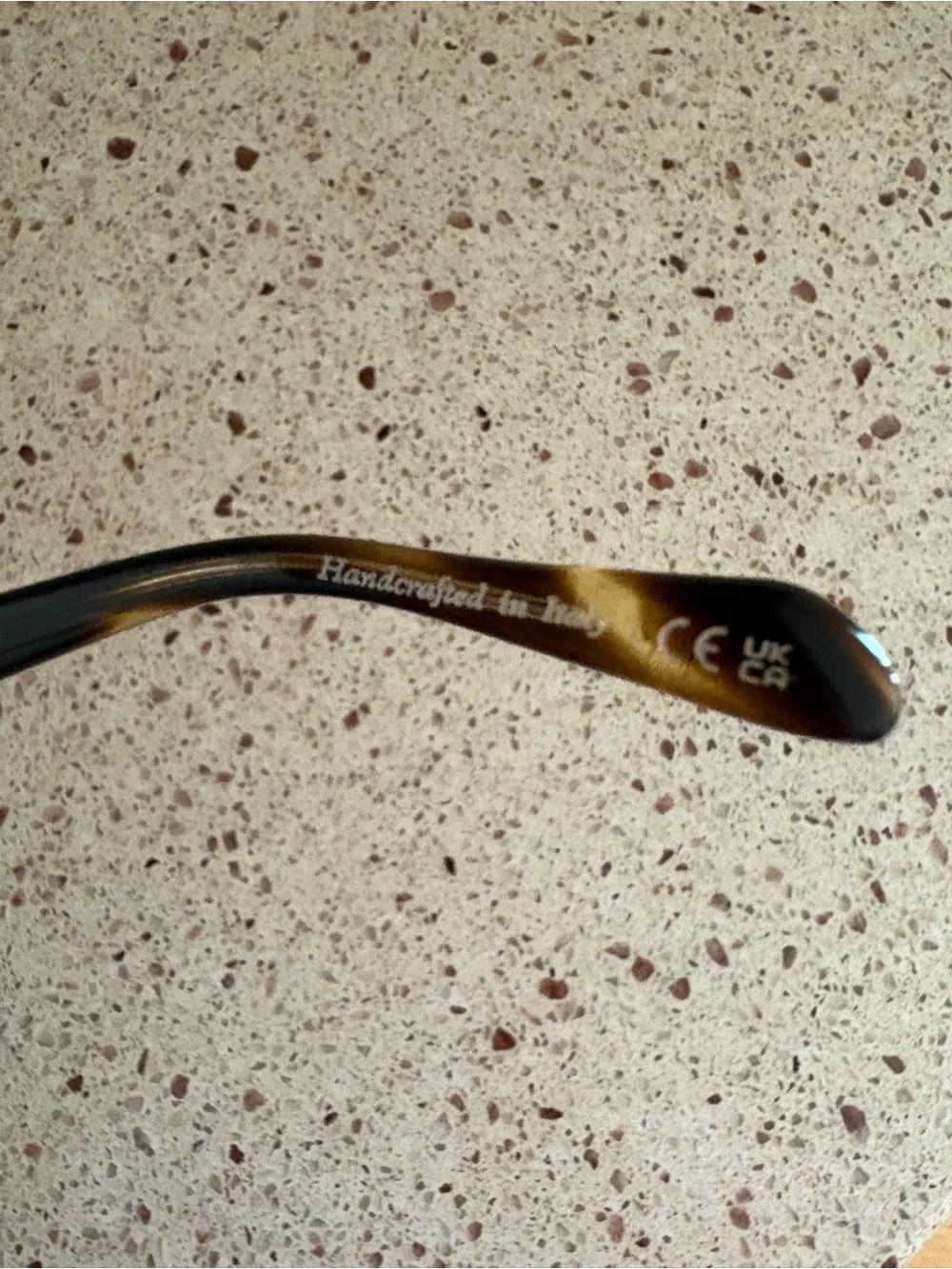 Oliver Peoples Brown Tortoiseshell Temple Arm